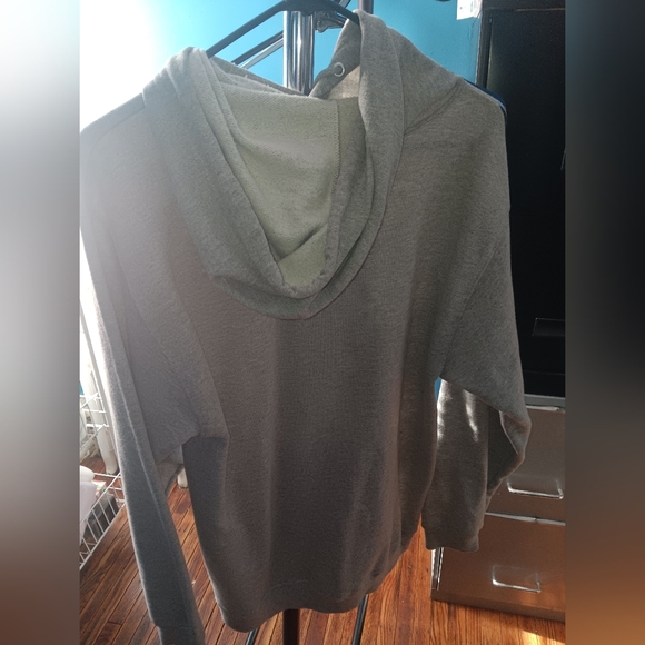 Jerzees Men's Small Gray Sweater Hoodie with Front Pockets Pre-owned - Picture 2 of 9